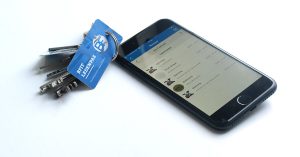 Bfit sleutelhangertag en app voor online inschrijven